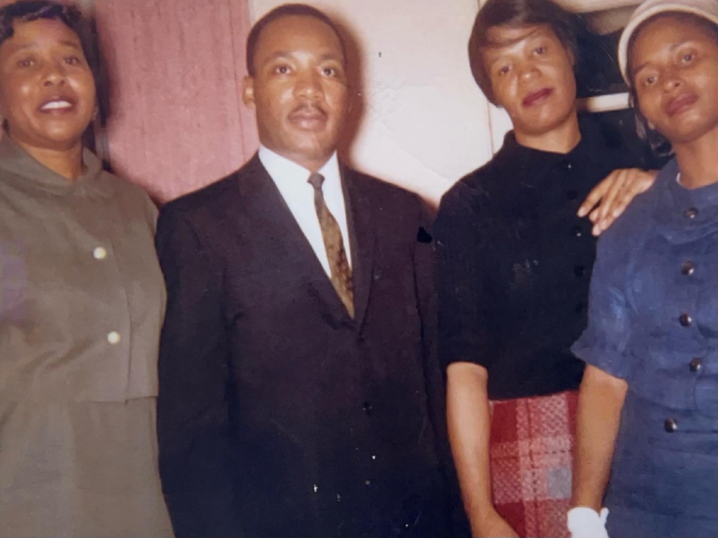 Emma Armstrong with Rev. Martin Luther King, Jr.