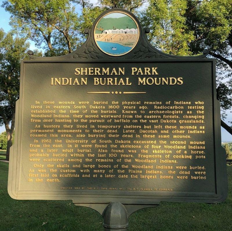 Burial mounds marker