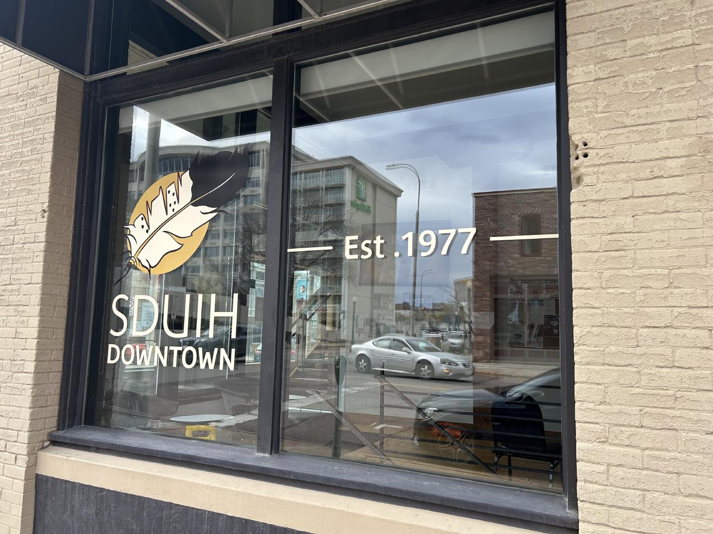 SDUIH logo on the Cultural Healing Center